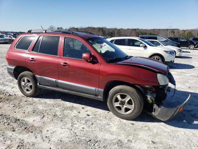 KM8SC13E04U848371 - 2004 HYUNDAI SANTA FE GLS MAROON photo 4