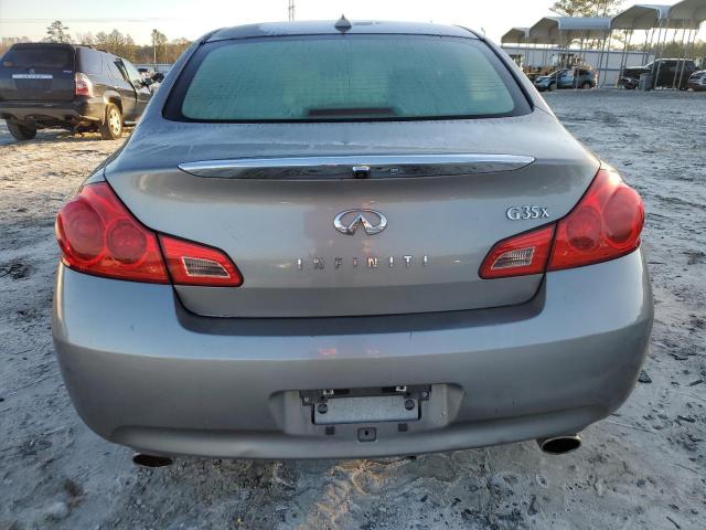 JNKBV61F68M258252 - 2008 INFINITI G35 GRAY photo 6