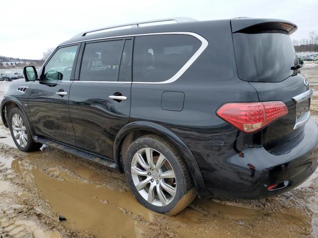 JN8AZ2NE4E9064205 - 2014 INFINITI QX80 BLACK photo 2