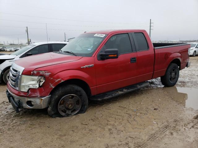 1FTEX1CM5BFB01864 - 2011 FORD F150 SUPER CAB RED photo 1