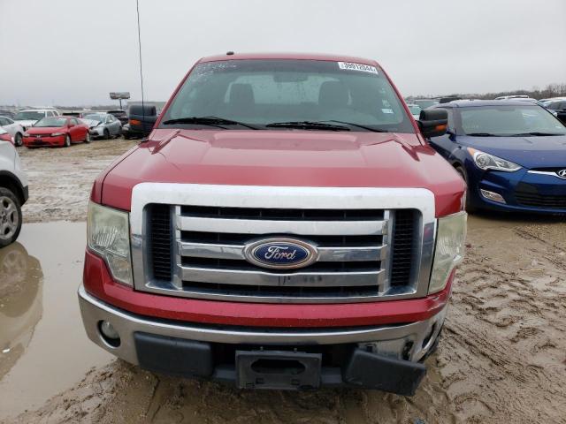 1FTEX1CM5BFB01864 - 2011 FORD F150 SUPER CAB RED photo 5