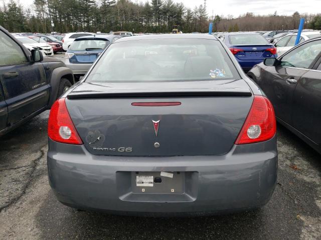 1G2ZG57B584147088 - 2008 PONTIAC G6 BASE GRAY photo 6