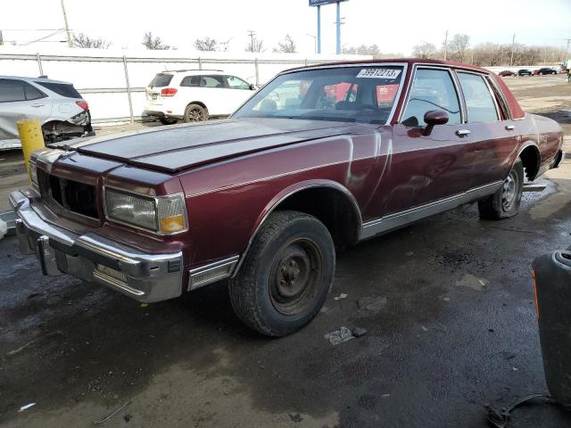 1G1BN69H3FH106189 - 1985 CHEVROLET CAPRICE CLASSIC MAROON photo 1