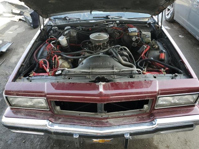 1G1BN69H3FH106189 - 1985 CHEVROLET CAPRICE CLASSIC MAROON photo 11