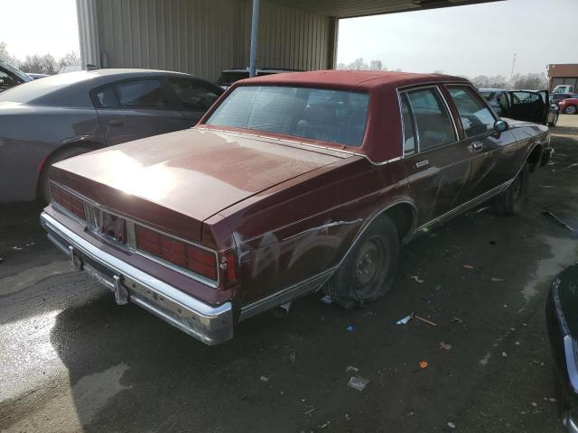 1G1BN69H3FH106189 - 1985 CHEVROLET CAPRICE CLASSIC MAROON photo 3