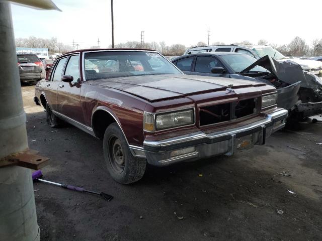 1G1BN69H3FH106189 - 1985 CHEVROLET CAPRICE CLASSIC MAROON photo 4