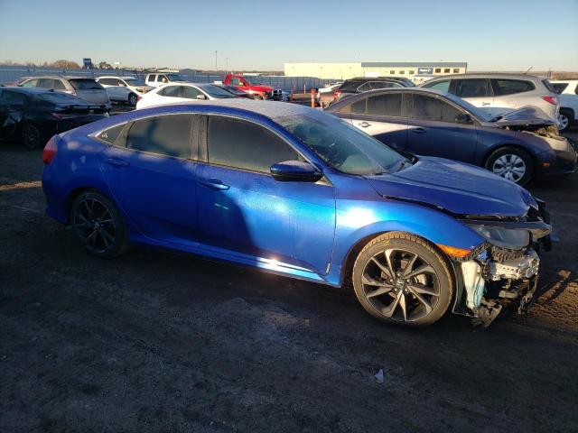 19XFC2F89KE026701 - 2019 HONDA CIVIC SPORT BLUE photo 4