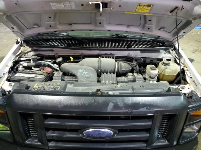 1FTSE3EL2BDA78208 - 2011 FORD ECONOLINE E350 SUPER DUTY VAN WHITE photo 11