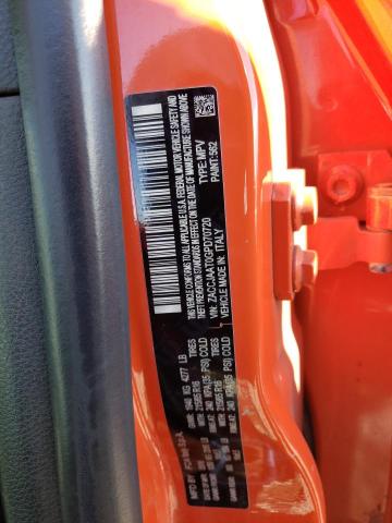 ZACCJAAT0GPD70720 - 2016 JEEP RENEGADE SPORT Նարնջագույն լուսանկար 12