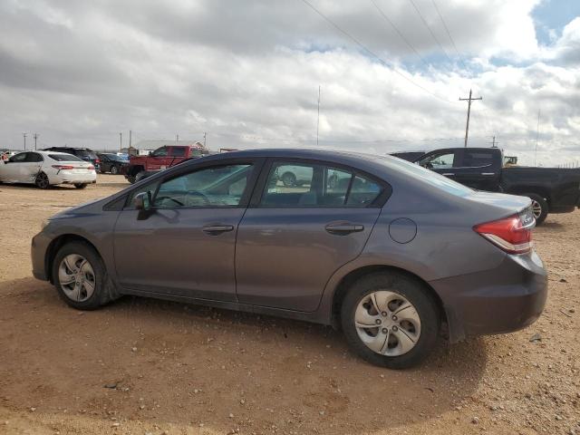 19XFB2F52EE077857 - 2014 HONDA CIVIC LX GRAY photo 2