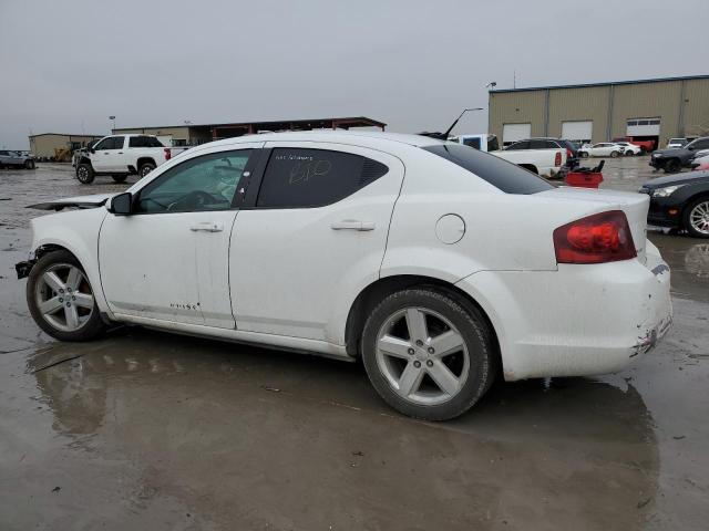 1B3BD1FB1BN559267 - 2011 DODGE AVENGER MAINSTREET WHITE photo 2