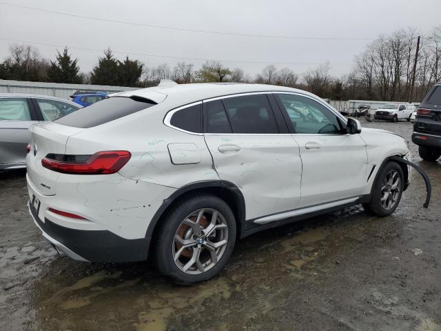 5UX2V1C01M9G49451 - 2021 BMW X4 XDRIVE30I WHITE photo 3