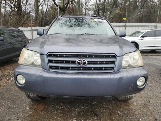 JTEGF21A910027629 - 2001 TOYOTA HIGHLANDER BLUE photo 5