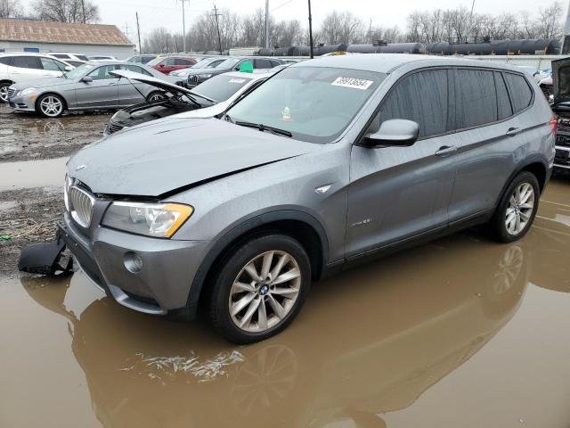 5UXWX9C54E0D41671 - 2014 BMW X3 XDRIVE28I GRAY photo 1