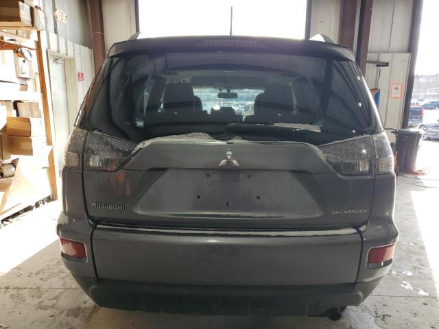 JA4JT3AW9BU007695 - 2011 MITSUBISHI OUTLANDER SE GRAY photo 6