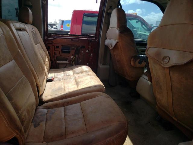 1FTWW33P77EA59322 - 2007 FORD F350 SUPER DUTY MAROON photo 10