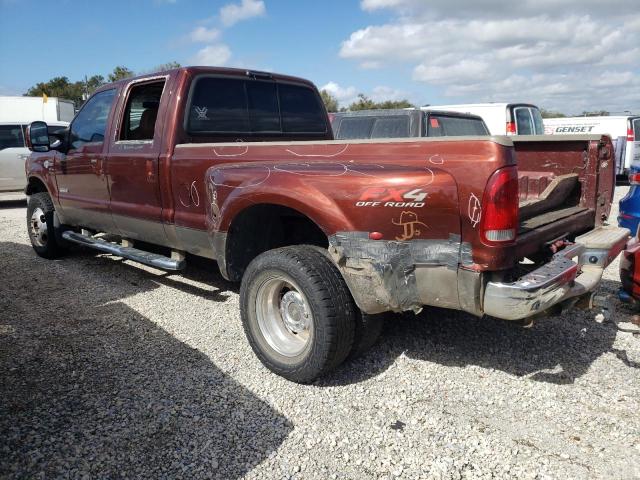 1FTWW33P77EA59322 - 2007 FORD F350 SUPER DUTY MAROON photo 2