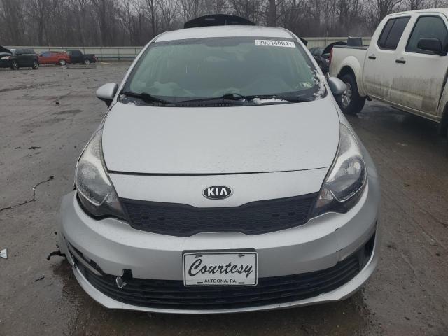 KNADM4A39H6104711 - 2017 KIA RIO LX SILVER photo 5