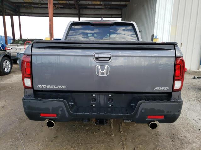 5FPYK3F78NB025683 - 2022 HONDA RIDGELINE RTL GRAY photo 6