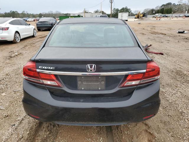 19XFB2F54FE083113 - 2015 HONDA CIVIC LX BLACK photo 6