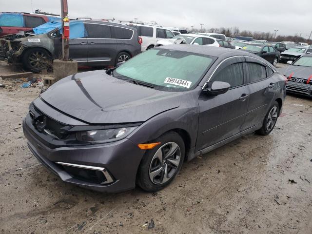 2HGFC2F60LH521407 - 2020 HONDA CIVIC LX GRAY photo 1