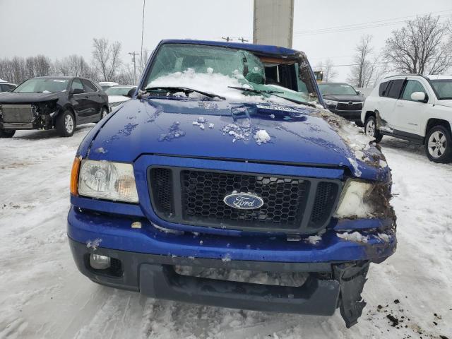 1FTYR10U24PA35976 - 2004 FORD RANGER BLUE photo 5