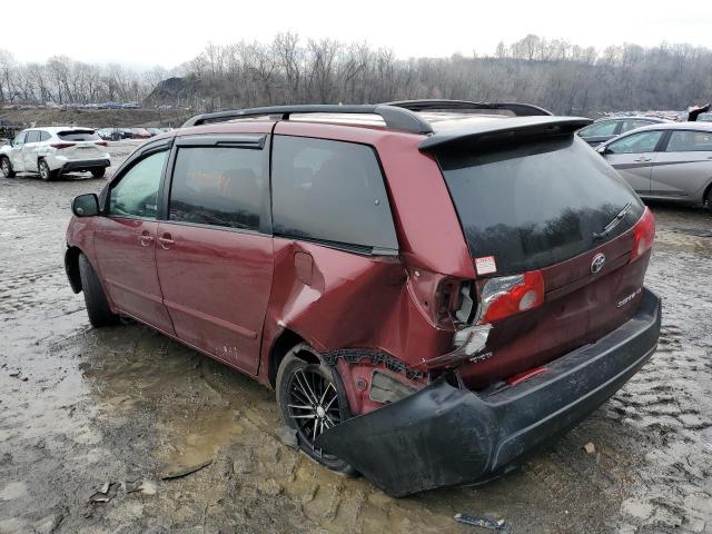 5TDZK23C78S202958 - 2008 TOYOTA SIENNA CE RED photo 2