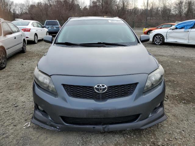 2T1BU4EEXAC436788 - 2010 TOYOTA COROLLA BASE GRAY photo 5
