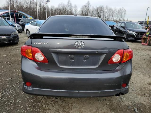 2T1BU4EEXAC436788 - 2010 TOYOTA COROLLA BASE GRAY photo 6