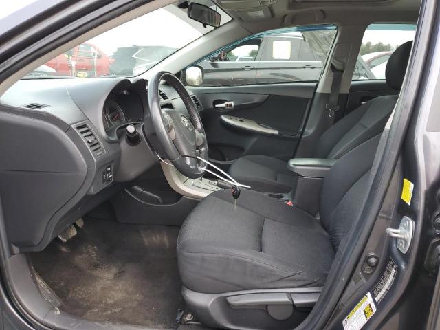 2T1BU4EEXAC436788 - 2010 TOYOTA COROLLA BASE GRAY photo 7