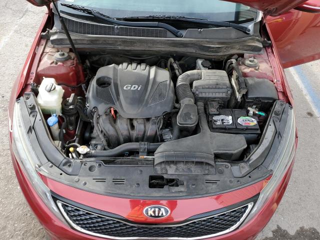 5XXGN4A71FG380203 - 2015 KIA OPTIMA EX RED photo 11