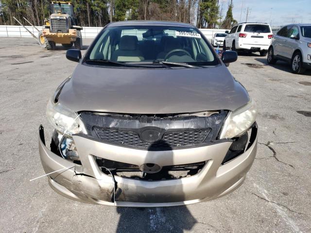 1NXBU4EE9AZ275137 - 2010 TOYOTA COROLLA BASE GOLD photo 5