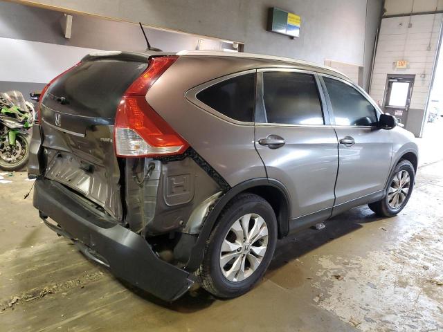 5J6RM4H73CL006327 - 2012 HONDA CR-V EXL GRAY photo 3