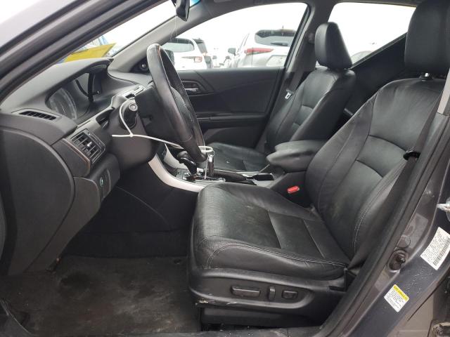 1HGCR2F80DA153605 - 2013 HONDA ACCORD EXL GRAY photo 7