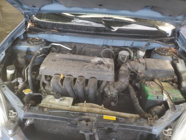 2T1KR38E24C218677 - 2004 TOYOTA COROLLA MA XR SILVER photo 11