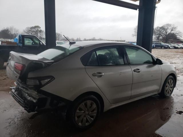 3KPA24AB7JE050473 - 2018 KIA RIO LX SILVER photo 3