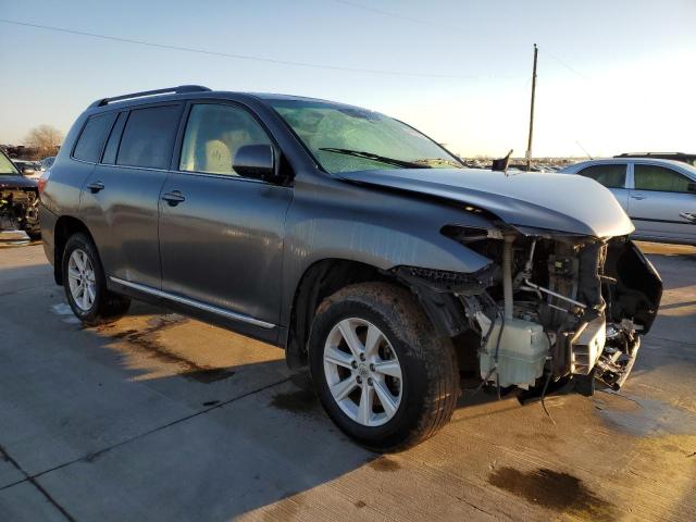 5TDBK3EH1DS200357 - 2013 TOYOTA HIGHLANDER BASE Сұр фото 4