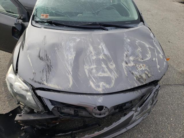 5YFBU4EE2DP172549 - 2013 TOYOTA COROLLA BASE GRAY photo 11