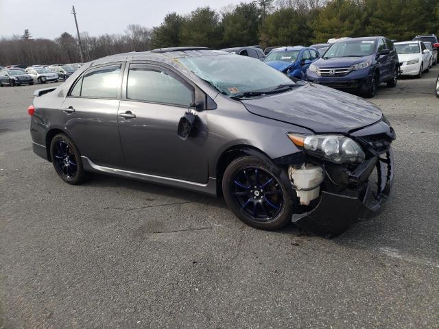 5YFBU4EE2DP172549 - 2013 TOYOTA COROLLA BASE GRAY photo 4