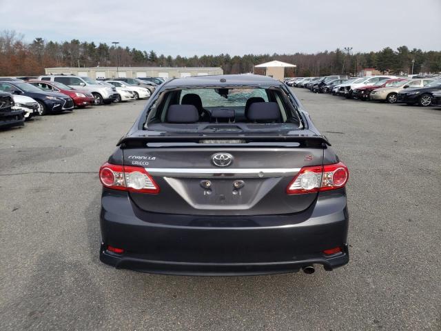 5YFBU4EE2DP172549 - 2013 TOYOTA COROLLA BASE GRAY photo 6