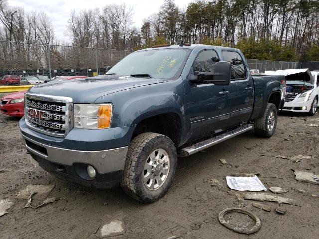 1GT120C89DF191775 - 2013 GMC SIERRA K2500 SLE BLUE photo 1