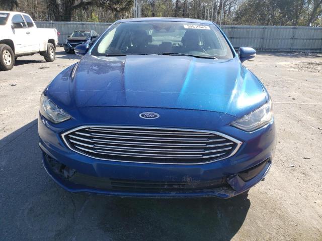 3FA6P0LU7HR296897 - 2017 FORD FUSION SE HYBRID BLUE photo 5