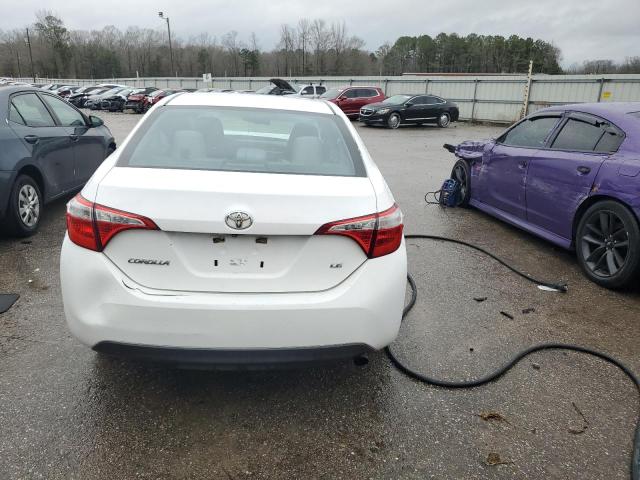 5YFBURHE8GP512638 - 2016 TOYOTA COROLLA L WHITE photo 6