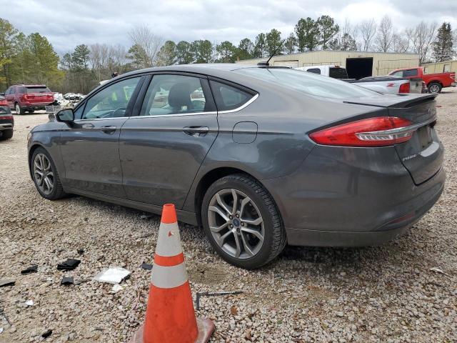 3FA6P0HD2HR244635 - 2017 FORD FUSION SE GRAY photo 2