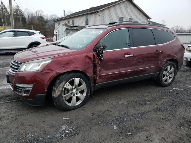 1GNKVJKD6FJ202819 - 2015 CHEVROLET TRAVERSE LTZ BURGUNDY photo 1