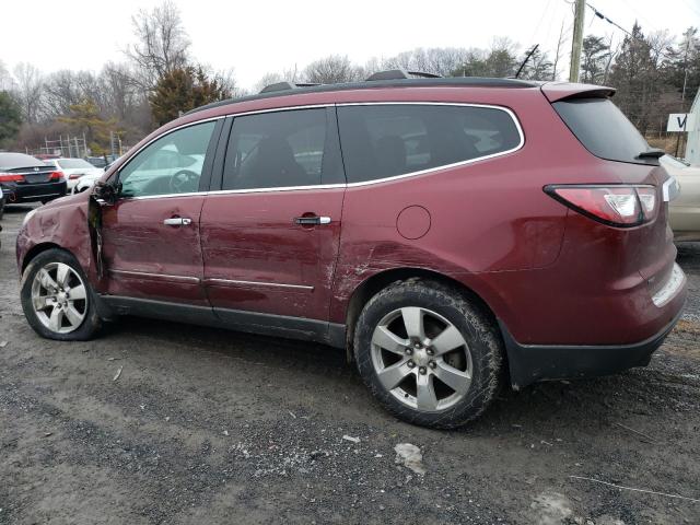 1GNKVJKD6FJ202819 - 2015 CHEVROLET TRAVERSE LTZ BURGUNDY photo 2