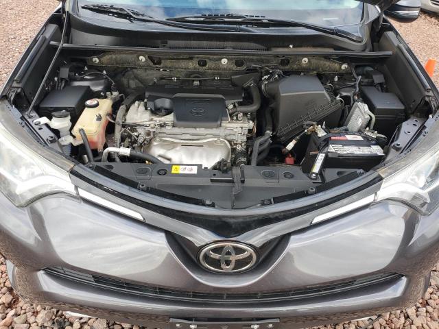 JTMWFREV7HJ709659 - 2017 TOYOTA RAV4 XLE GRAY photo 11