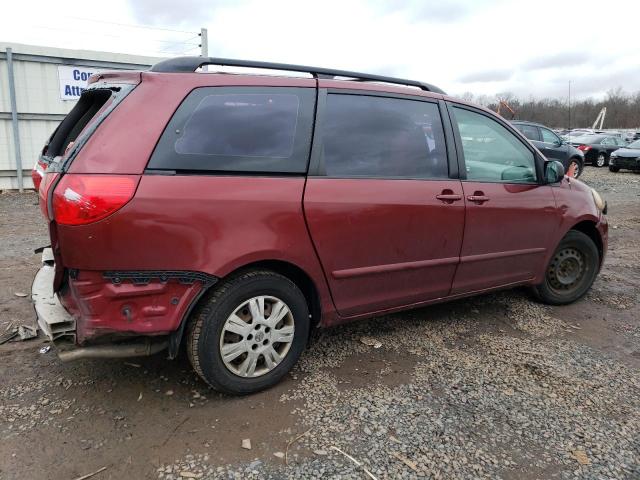 5TDZK23C38S197578 - 2008 TOYOTA SIENNA CE BURGUNDY photo 3