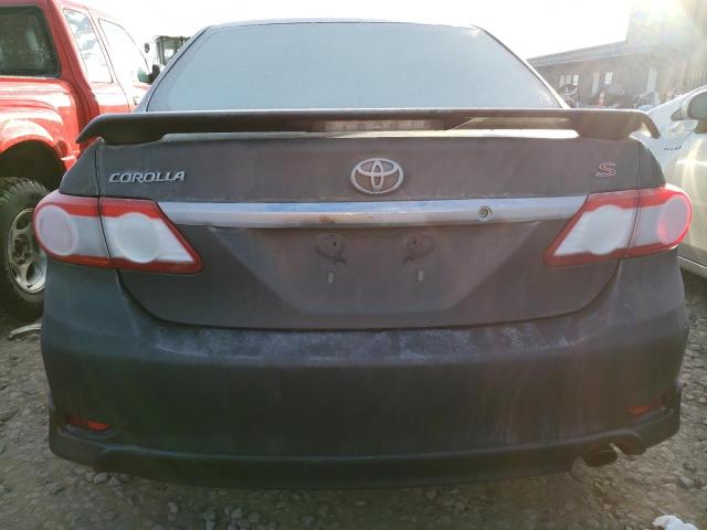 2T1BU4EE1BC559946 - 2011 TOYOTA COROLLA BASE GRAY photo 6