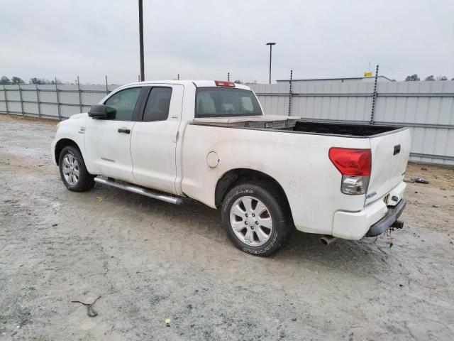 5TFRT54187X007391 - 2007 TOYOTA TUNDRA DOUBLE CAB SR5 WHITE photo 2